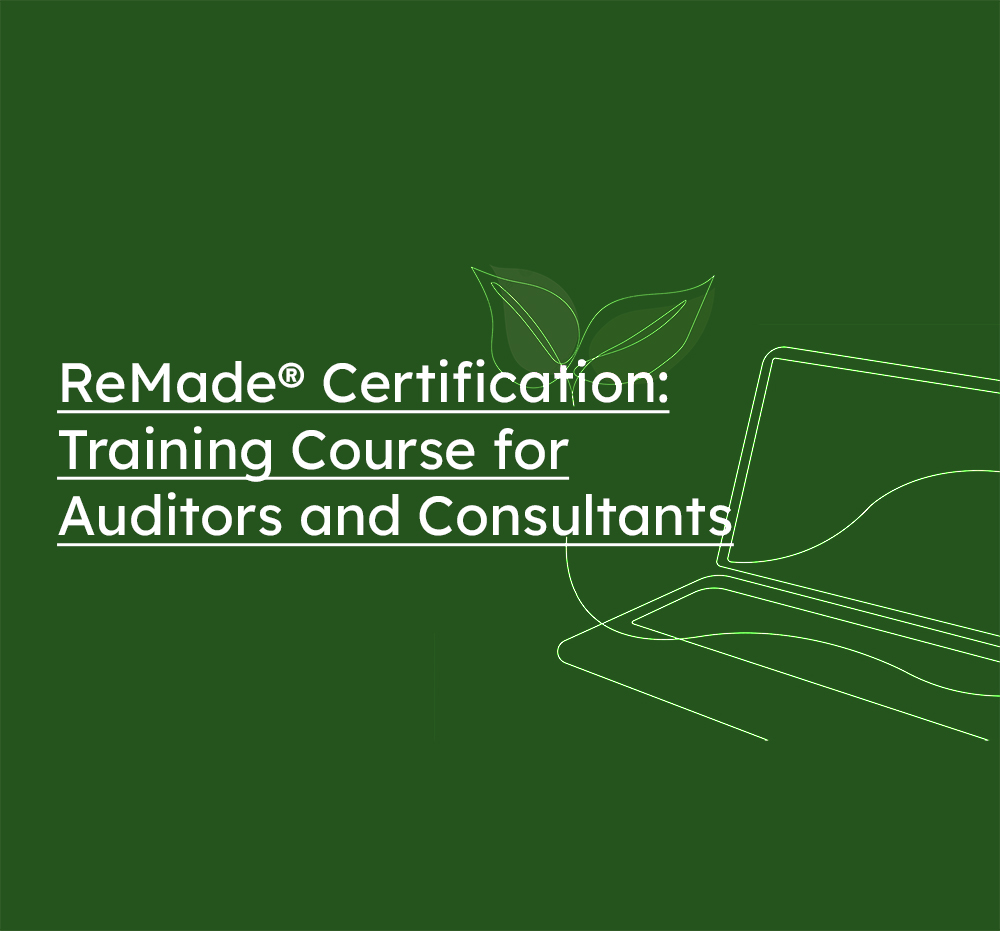 ReMade Training Course for Auditors and Consultants now available in English!